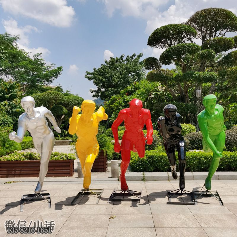 戶外玻璃鋼跑步運(yùn)動(dòng)人物雕塑 戶外玻璃鋼跑步運(yùn)動(dòng)人物雕塑